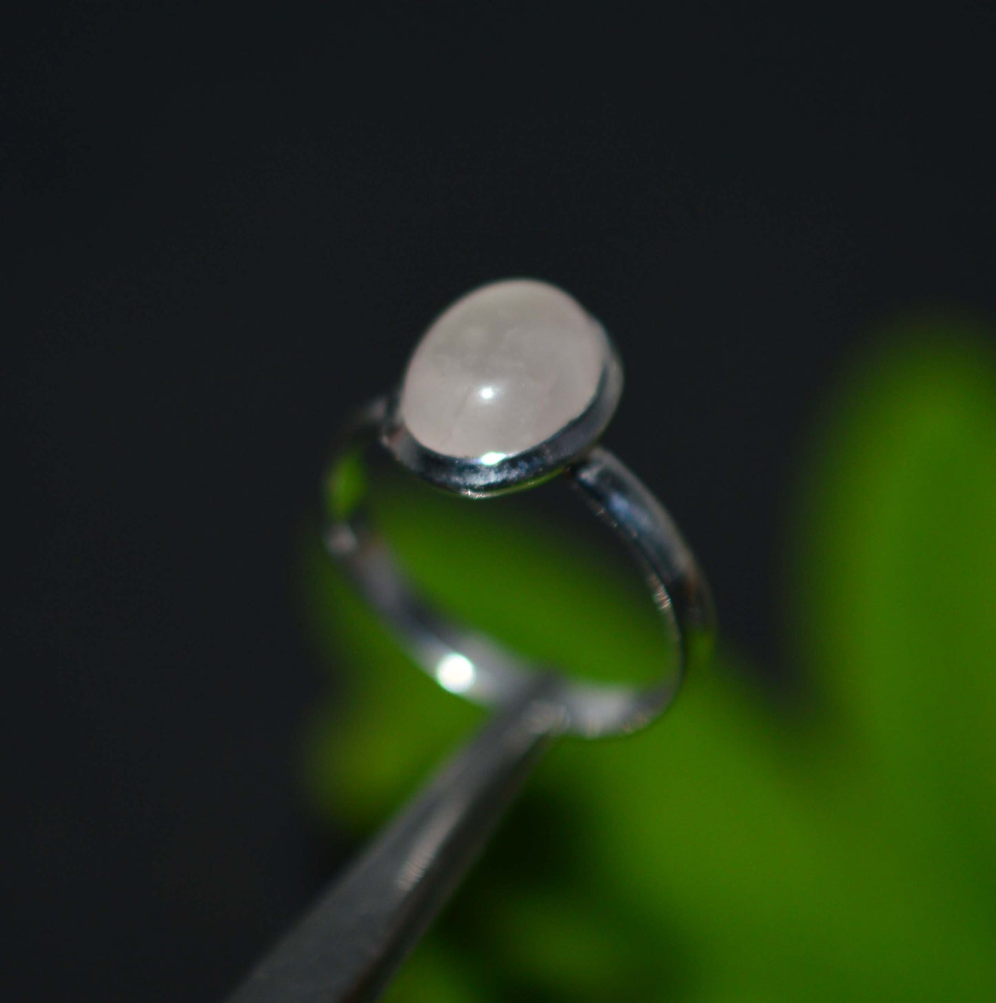 WHOLESALE 5PC 925 SOLID STERLING SILVER PINK ROSE QUARTZ RING LOT