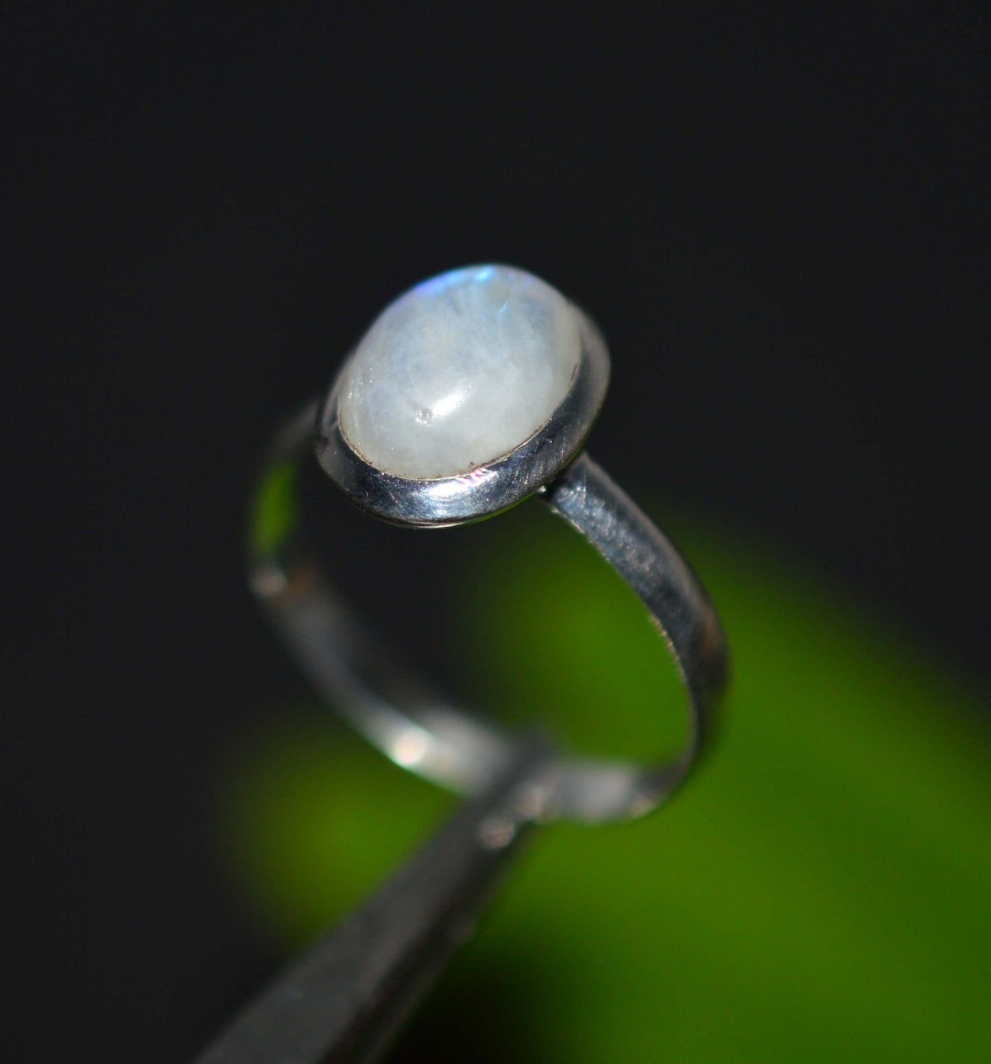 WHOLESALE 21PC 925 SOLID STERLING SILVER WHITE RAINBOW MOONSTONE RING LOT