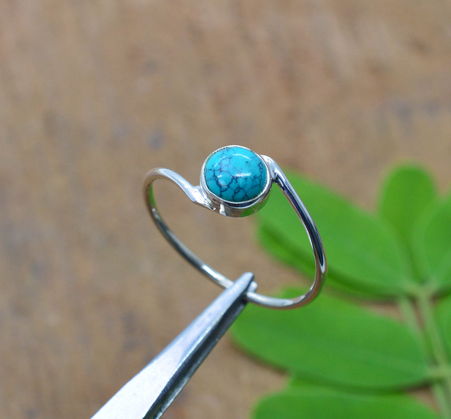 WHOLESALE 925 5PC SOLID STERLING SILVER TURQUOISE RING LOT