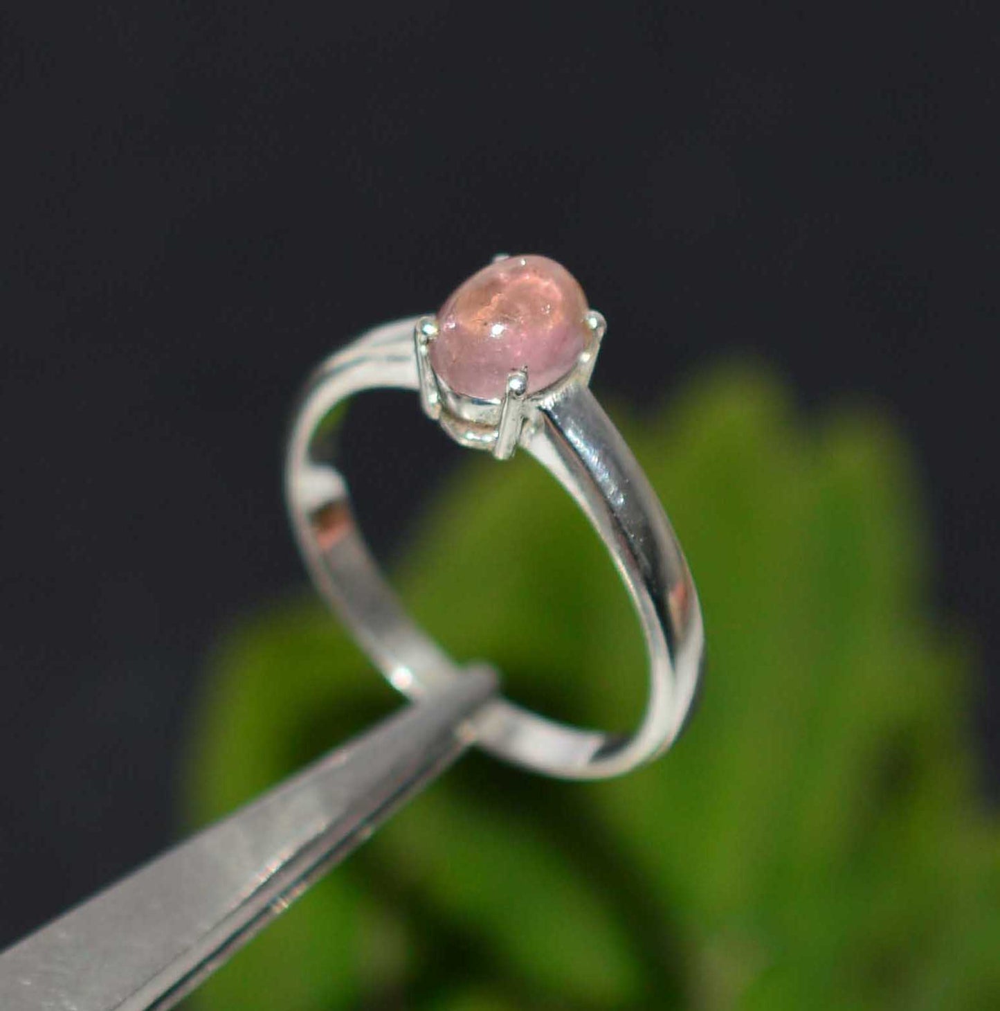 WHOLESALE 925 21PC SOLID STERLING SILVER PINK TOURMALINE RING LOT