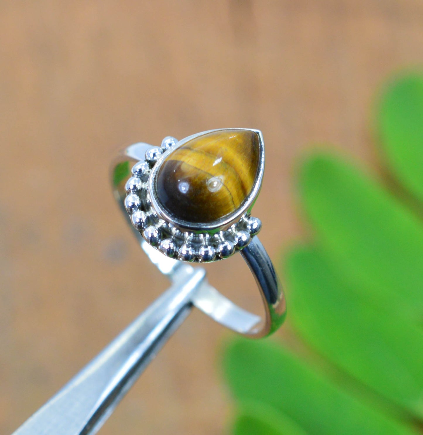 WHOLESALE 11PC 925 SOLID STERLING SILVER TIGER EYE RING LOT
