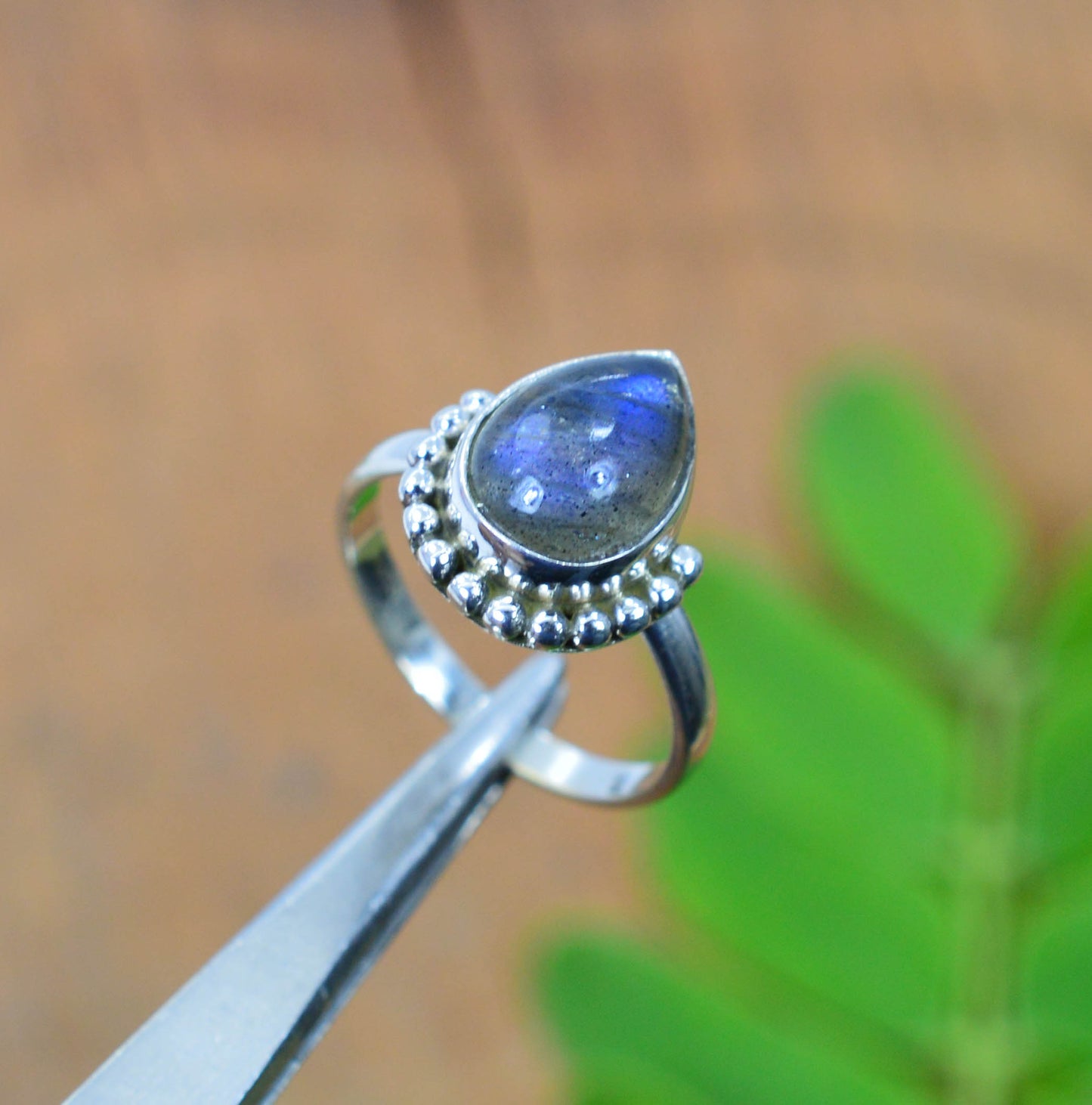 WHOLESALE 11PC 925 SOLID STERLING SILVER LABRADORITE RING LOT