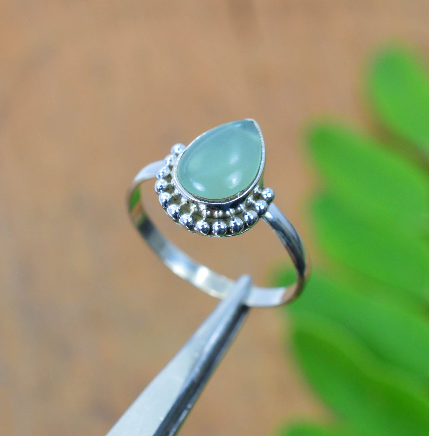 WHOLESALE 11PC 925 SOLID STERLING SILVER AQUA CHALCEDONY RING LOT