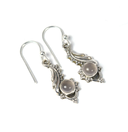 925 Solid Sterling Silver Designer Hook Earring - 2.8 Grams