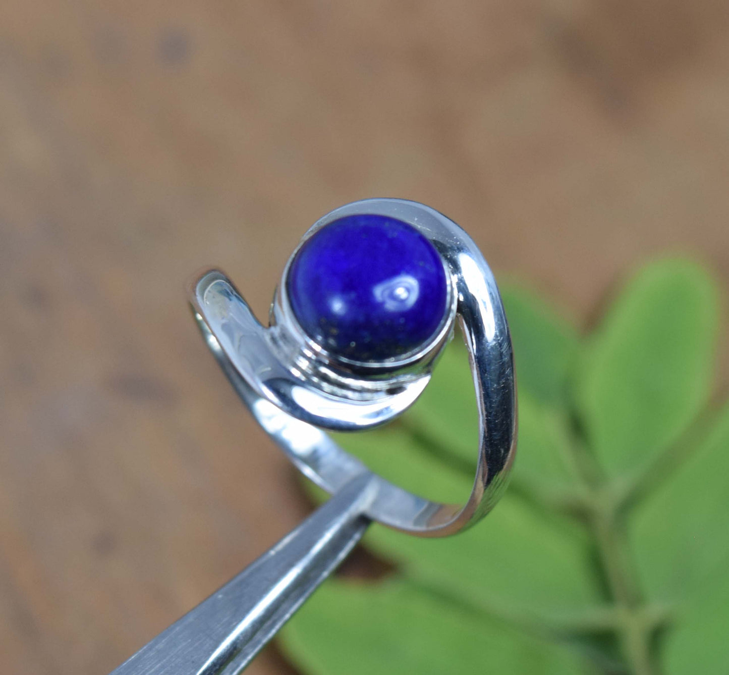 Wholesale 5Pc 925 Solid Sterling Silver Blue Lapis Lazuli Ring Lot