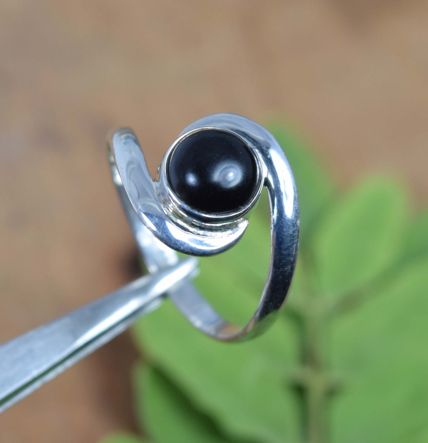 Wholesale 5Pc 925 Solid Sterling Silver Black Onyx Ring Lot