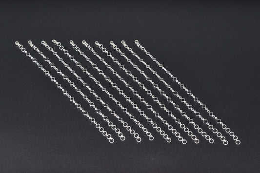 Wholesale 10PC 925 Solid Sterling Silver Faceted Black Onyx Bracelet Lot