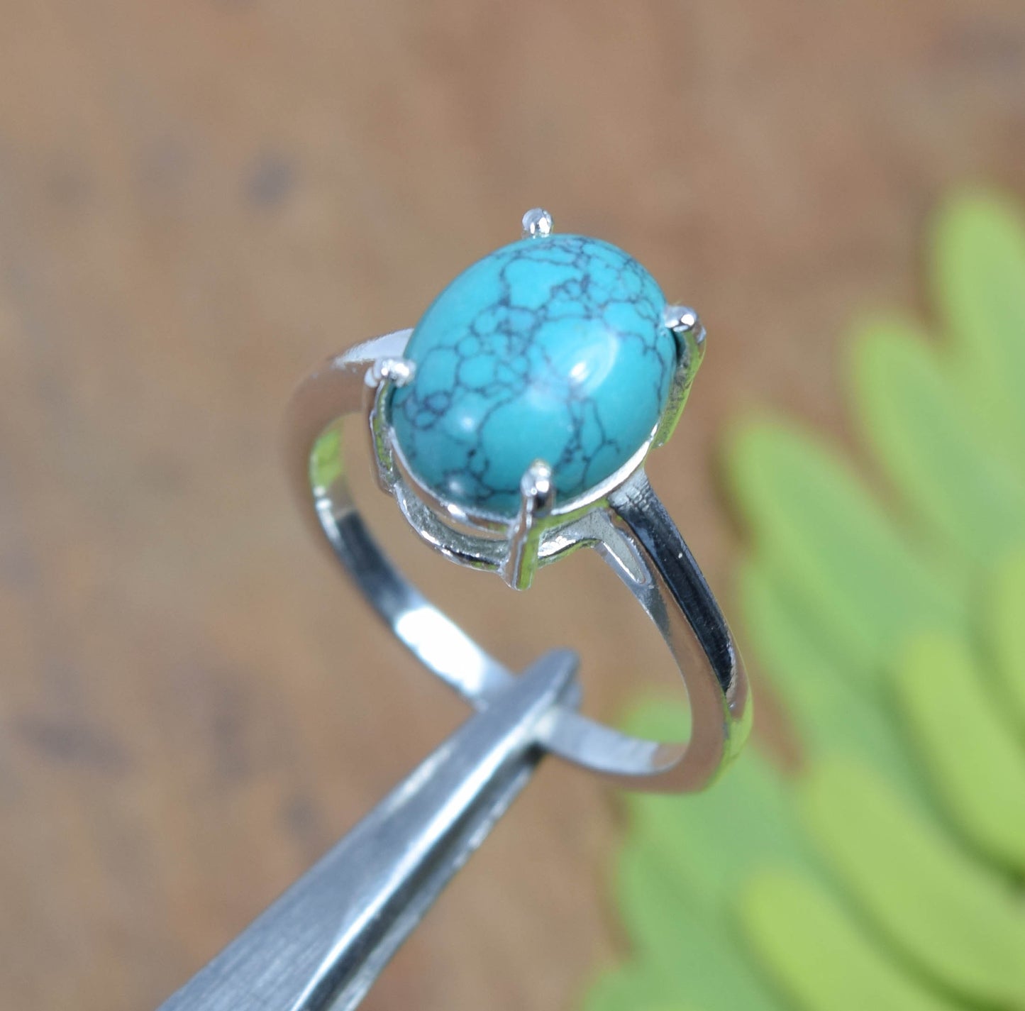 Wholesale 11PC 925 Solid Sterling Silver Blue Turquoise Ring Lot