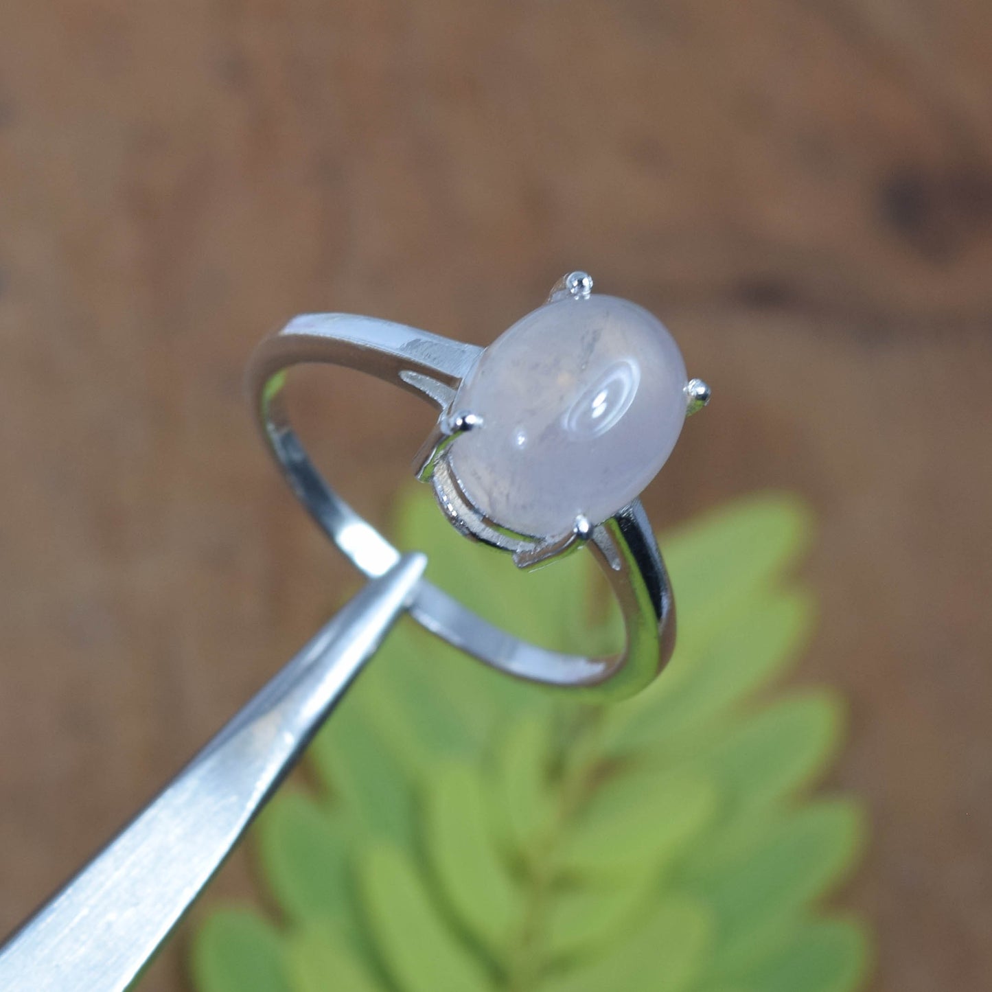 Wholesale 11PC 925 Solid Sterling Silver Pink Rose Quartz Ring Lot