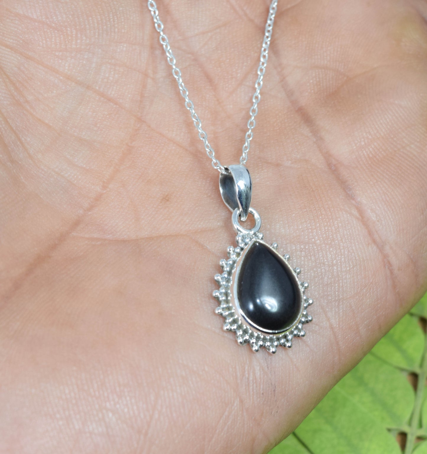 Wholesale 15PC 925 Solid Sterling Silver Black Onyx Pendant Lot