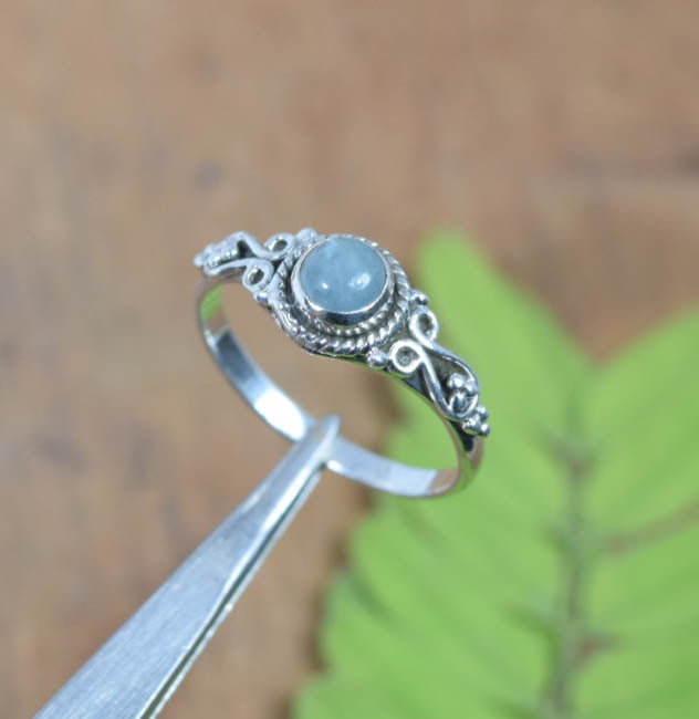 Wholesale 11PC 925 Solid Sterling Silver Aquamarine Ring Lot