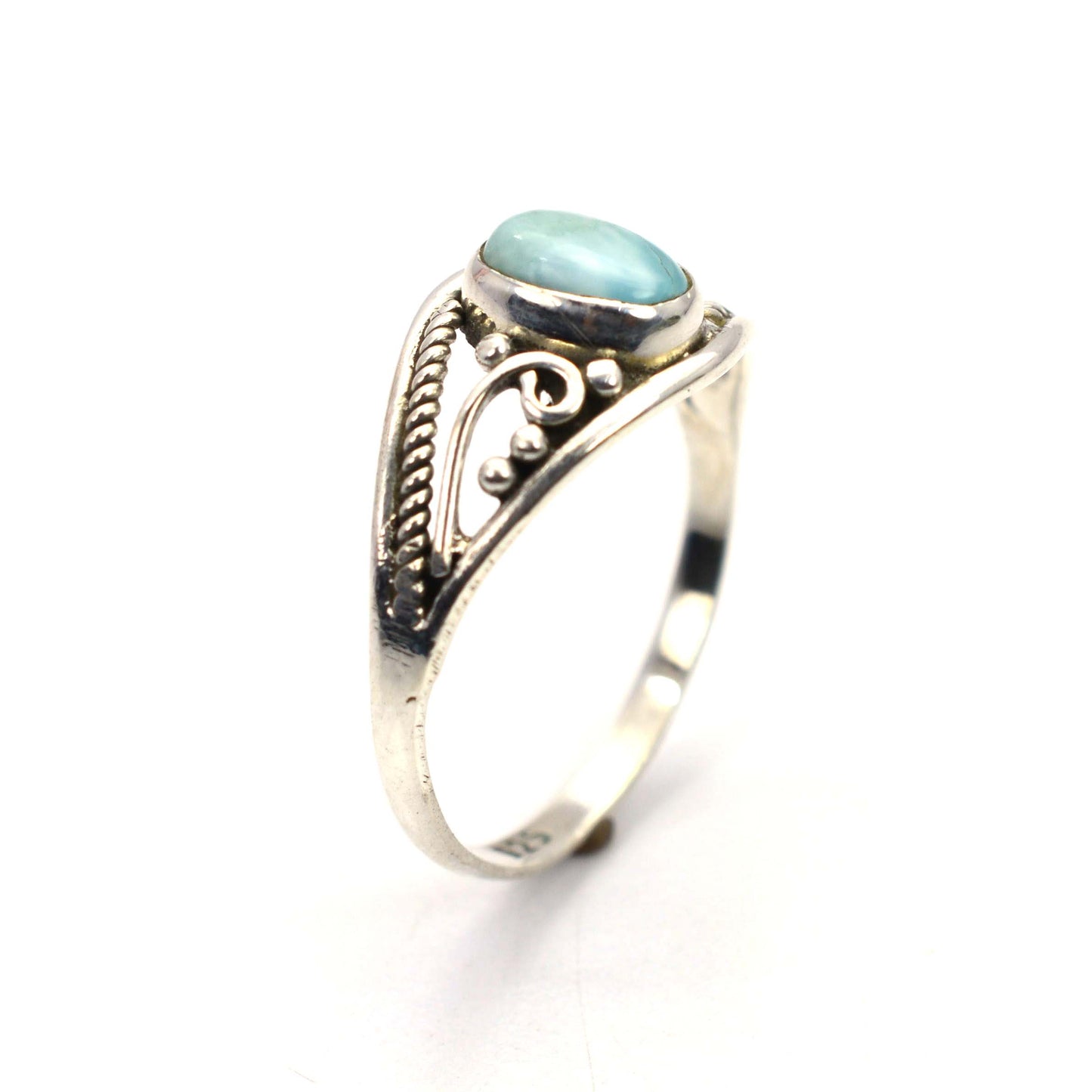 WHOLESALE 31PC 925 SOLID STERLING SILVER BLUE LARIMAR RING LOT
