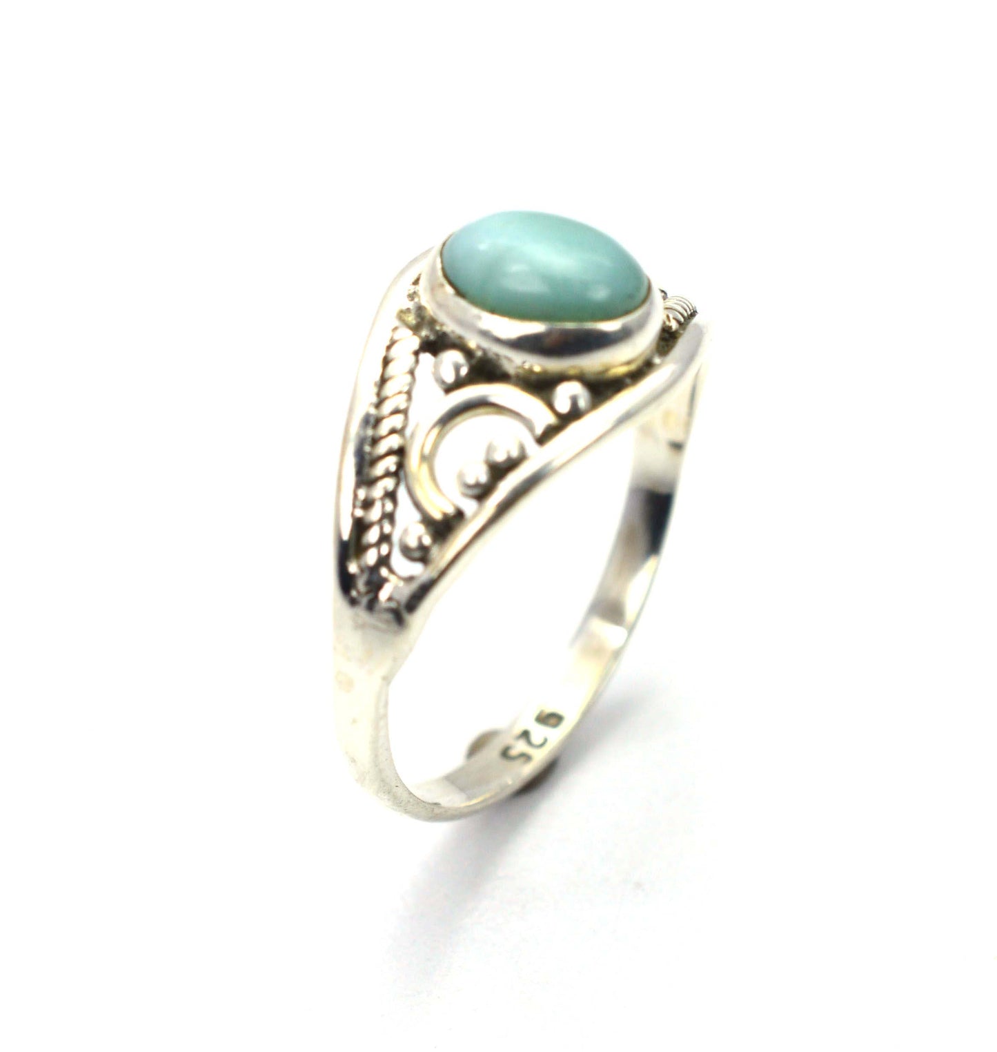 WHOLESALE 11PC 925 SOLID STERLING SILVER BLUE LARIMAR RING LOT