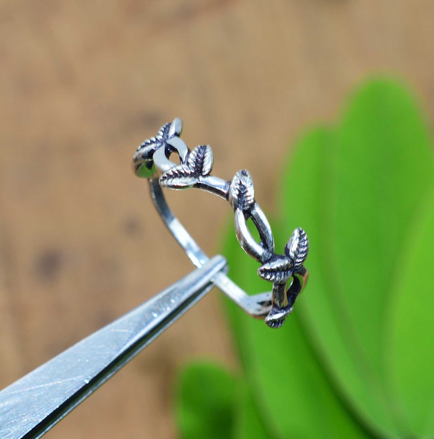 WHOLESALE 5PC 925 SOLID STERLING SILVER PLAIN FEATHER RING LOT