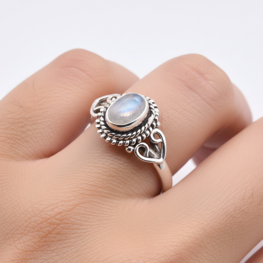 925 Solid Sterling Silver Designer Ring - 2 Grams