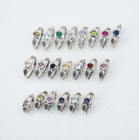 Wholesale 925 21PC Solid Sterling Silver Peridot Blue Topaz Mixstone Ring Lot