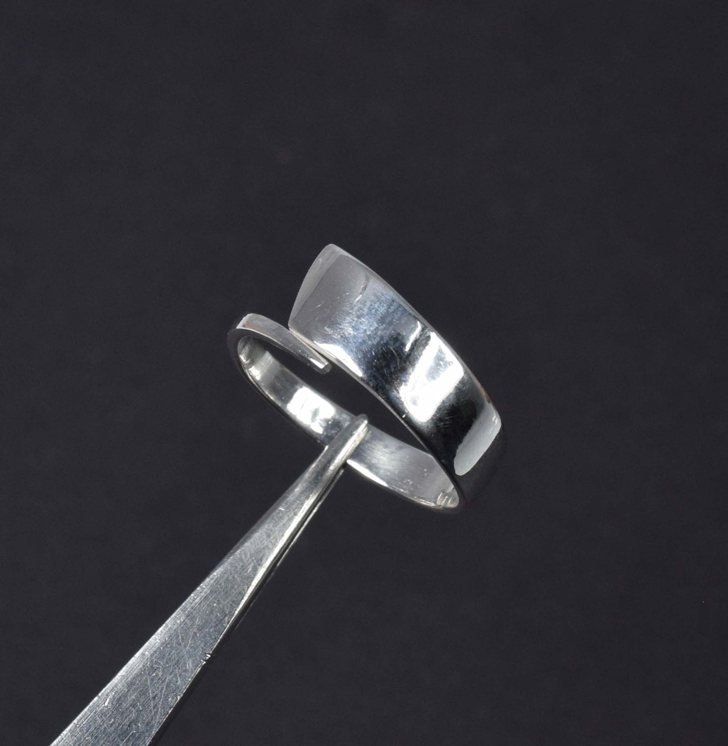 925 Solid Sterling Silver Plain Ring - 3.5 Grams