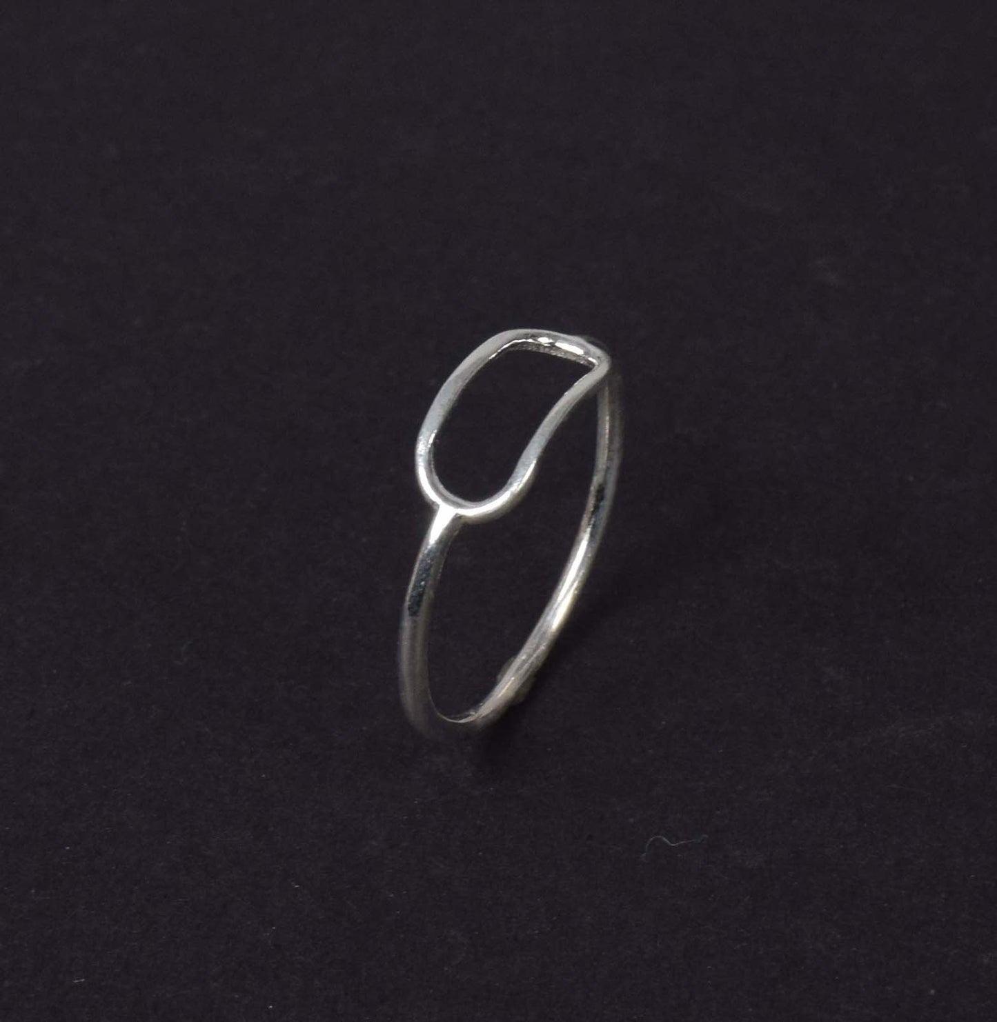 925 Solid Sterling Silver Plain Ring - 1.5 Grams