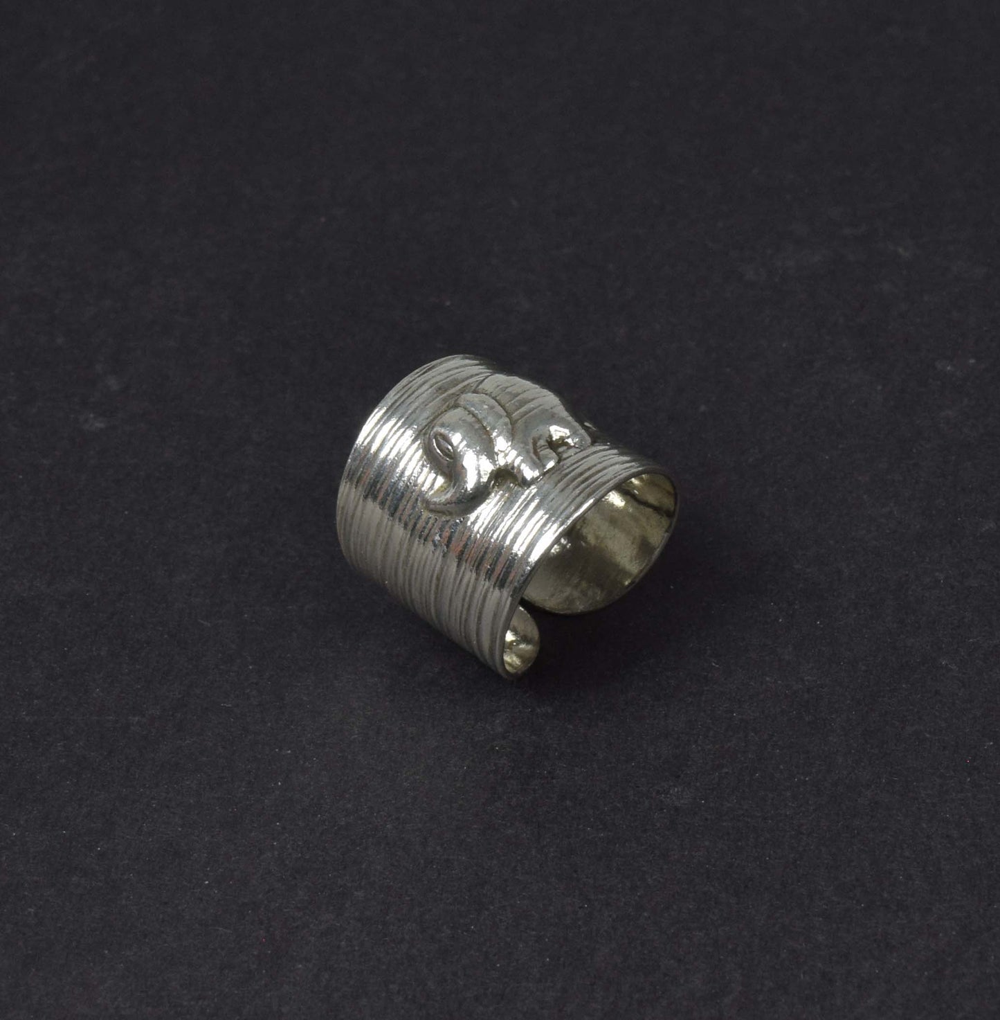 925 Solid Sterling Silver Plain Ring-8 US