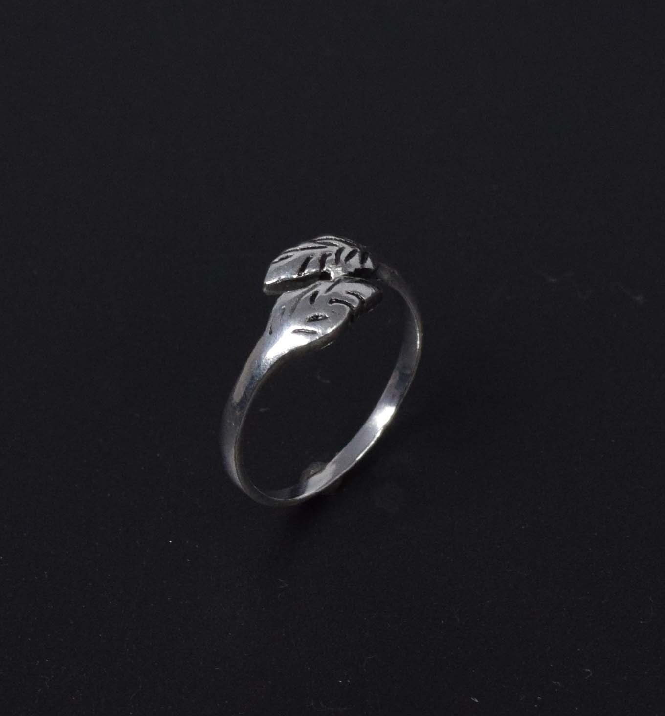 925 Solid Sterling Silver Plain Ring-5 US