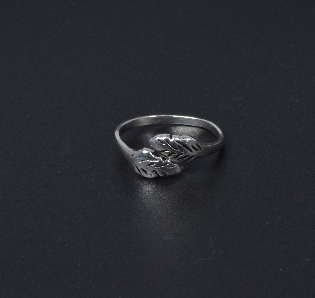 925 Solid Sterling Silver Plain Ring-5 US
