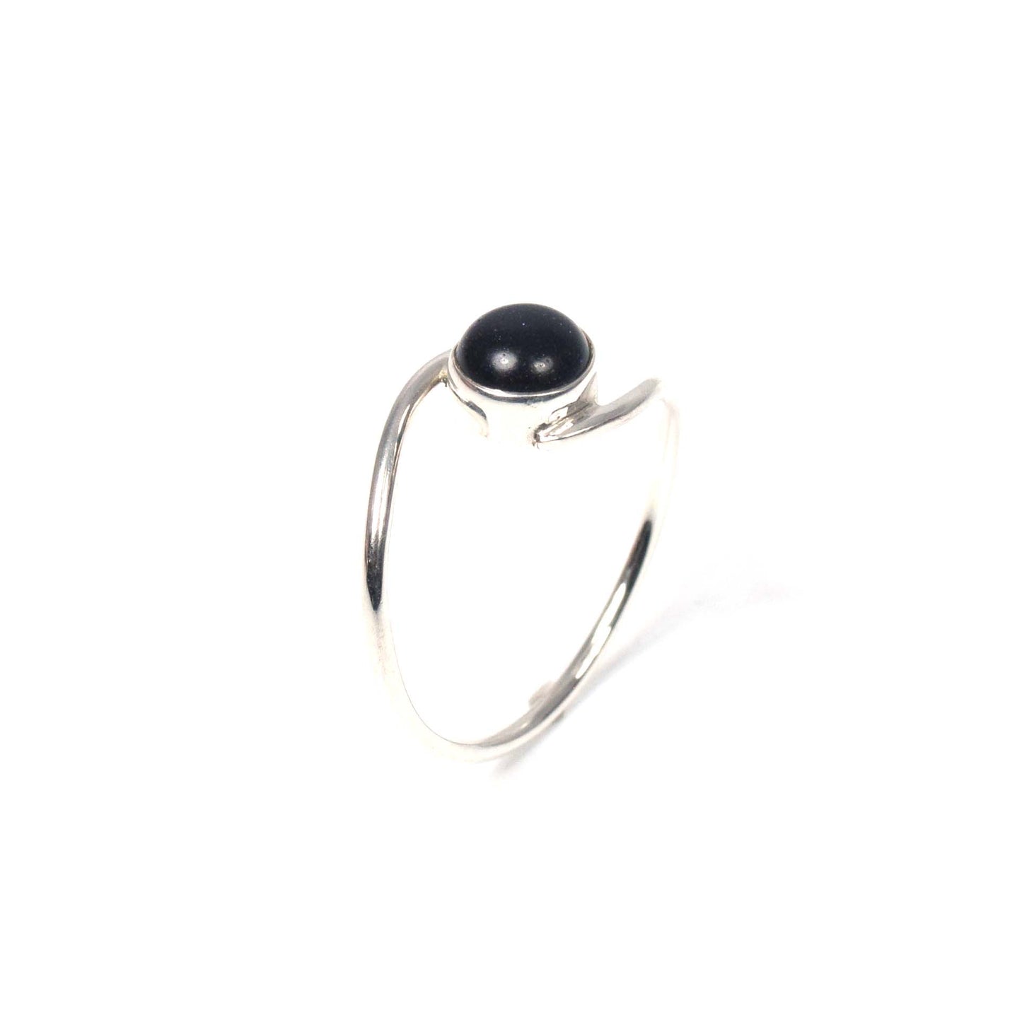 925 Solid Sterling Silver Blue Sunstone Ring-8 US