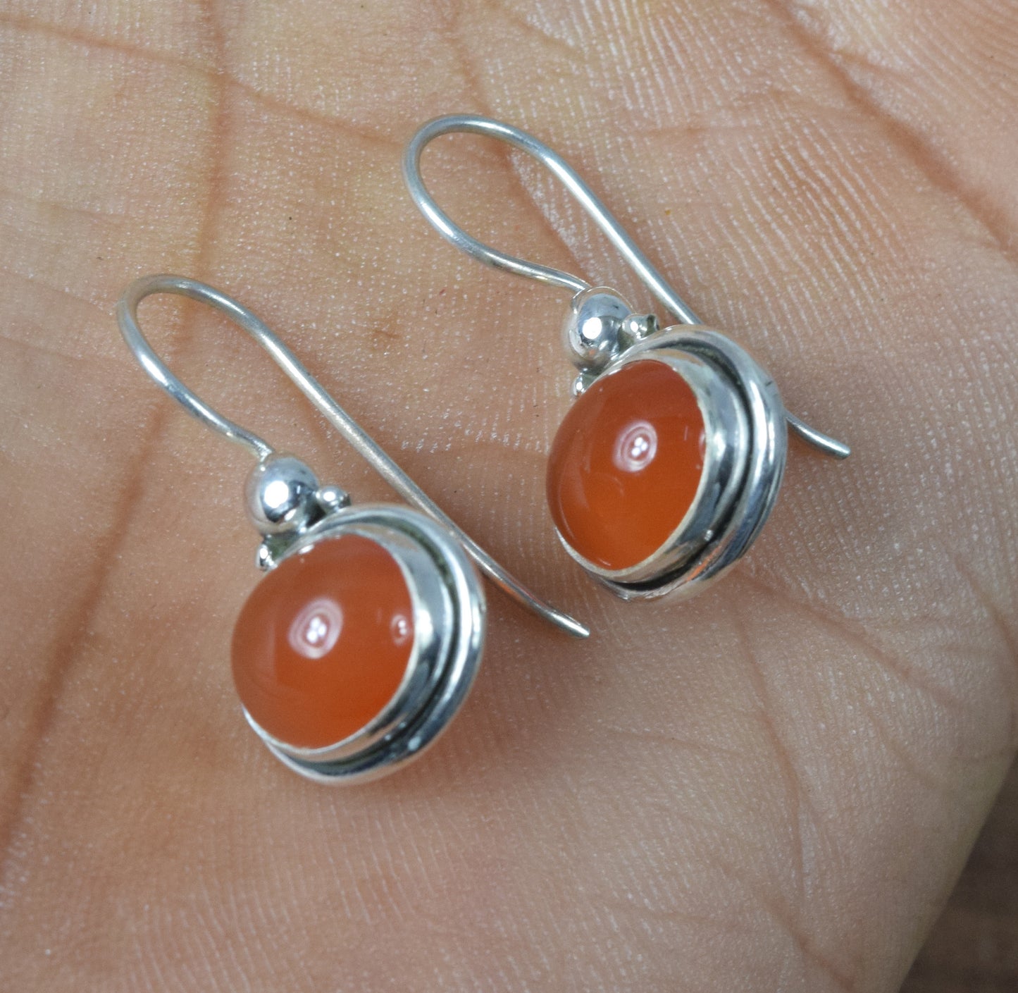 925 Solid Sterling Silver Wire Earring - 4.3 Grams