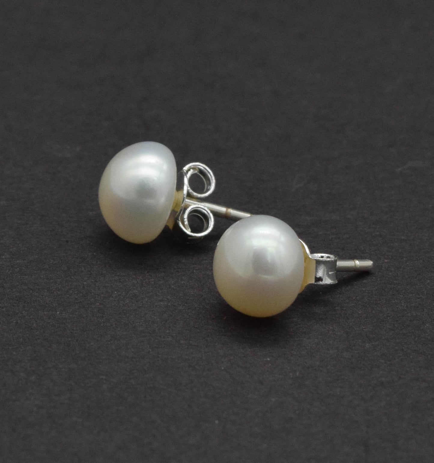 925 Solid Sterling Silver Freshwater Pearl Stud Earring