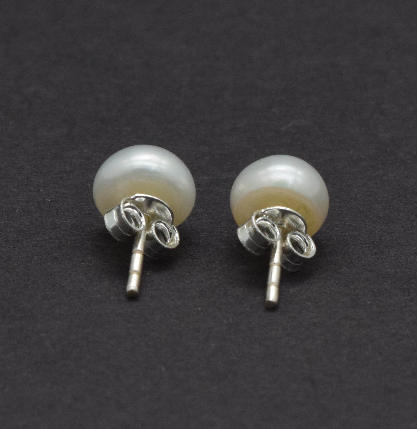 925 Solid Sterling Silver Freshwater Pearl Stud Earring